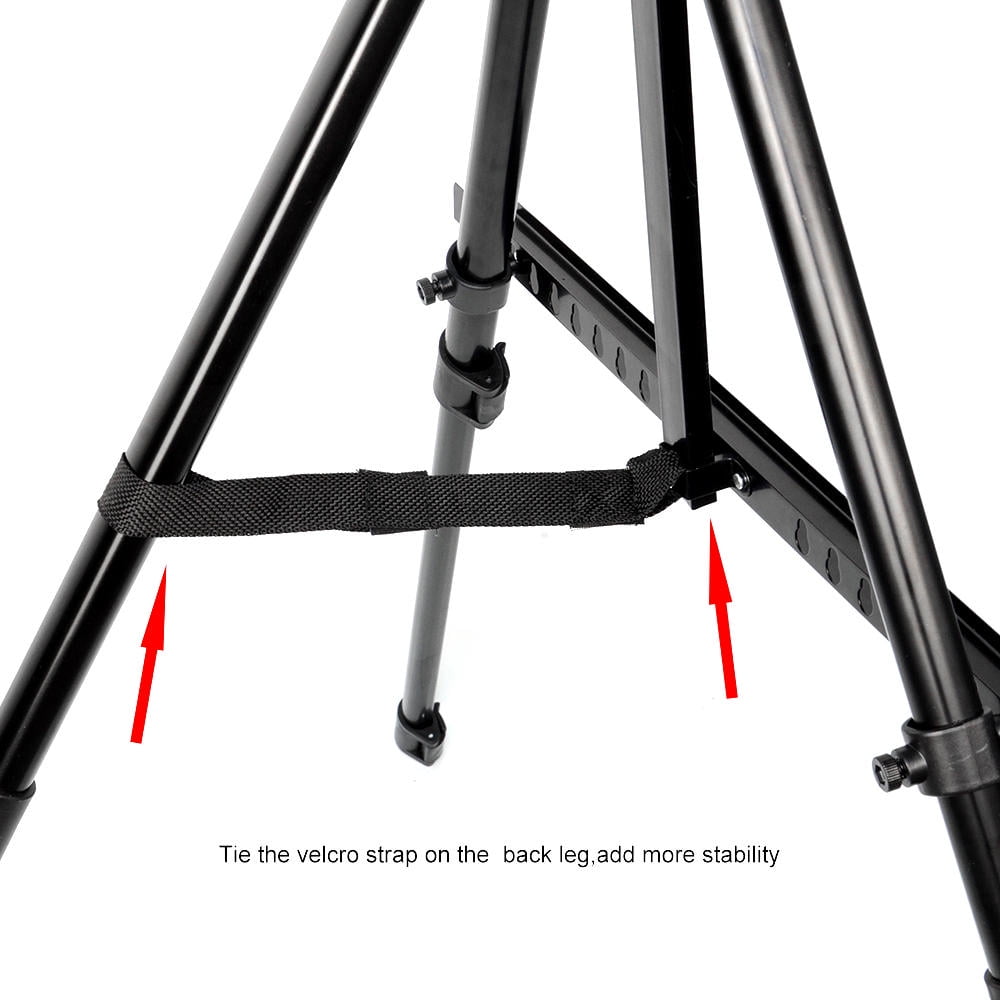 Primecables 63 H Adjustable Portable Art Easel Metal Telescopic Tripod Display Stand For Painting Drawing Studio Field Floor Table Top With Carrying Case Walmart Canada