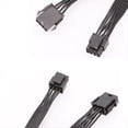 thumbnail image 2 of 2 Uds CPU Cable de Extensión de 8 Pines Placa Base ATX CPU 8 Pines Hembra A 8 (4 + 4) Pines Macho Cable de Extensión para Fuente de Alimentación PSU, 2 of 5