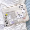 Laptop Sleeve Bag PVC Material Cute Pattern Waterproof Shock Resistant