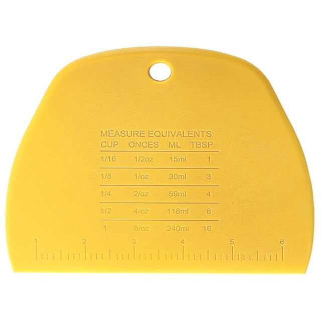 Raspador de masa para alimentos, cortador de masa de plástico seguro para alimentos, raspador de banco, cortador, raspadores de alimentos multiusos para masa, pastel, pan ZefeiWu 9024715129352
