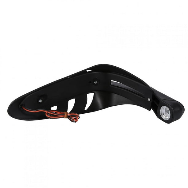 Guardias LED Manuales Con Tiras De Luz LED Integradas, Protector De Manillar Universal Para Motocicleta, Ilumina La Visibilidad Y Protege Las Manos Y El Manillar