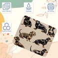 thumbnail image 3 of Dachshund Square 8.3x9.8 Inch Non-Slip Rubber Bottom Printed Mouse Pad, Gaming Mousepad for Office and Gaming, 3 of 6