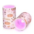 thumbnail image 7 of Yayeee Flameless Candles with Remote Flickering Battery Operated Multi Color Changing, Orange Fall Pumpkin, 7 of 7