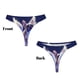 thumbnail image 3 of Balery Night Sky Winged French Bulldog Tangas de Algodón para Mujer con Estampado – Ropa Interior Sexy, Transpirable, G-string-X-Small, 3 of 6