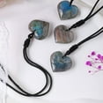 thumbnail image 3 of fastboy Labradorite Pendant Add Charm To With Exquisite Gifts Wide Range Of Uses Labradorite Heart Pendant, 3 of 6