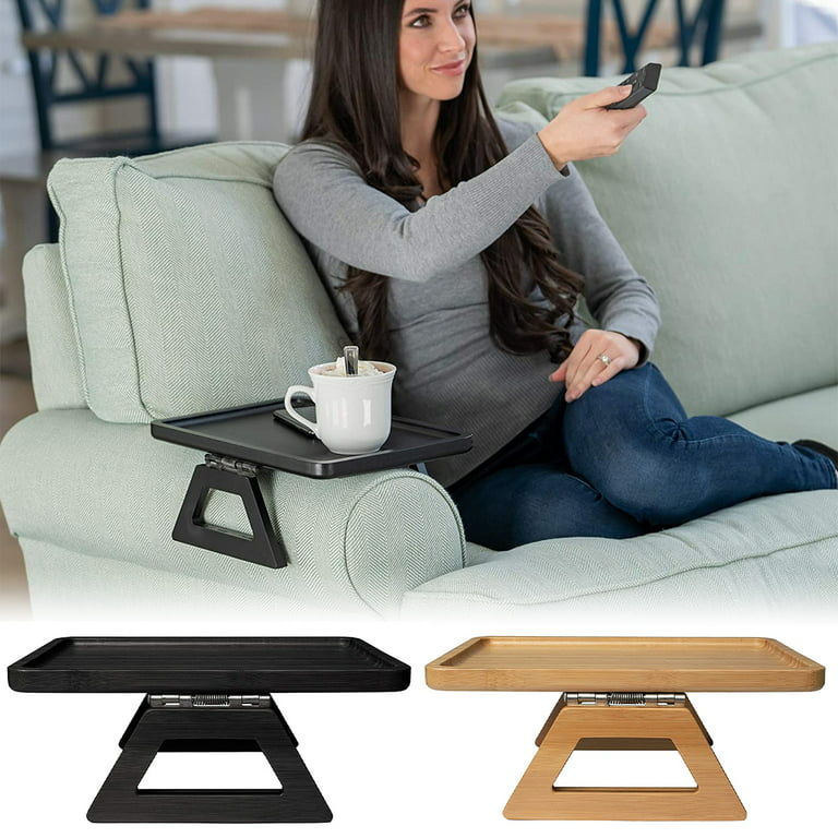 Lieonvis Sofa Armrest Clip Tray Table