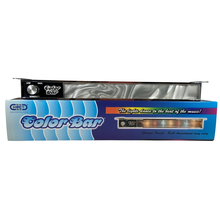 Colorbar - Old Skool 16 1/2 inch-Chrome / Sound activated