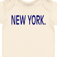 thumbnail image 4 of Inktastic New York in Blue Text Boys or Girls Baby Bodysuit, 4 of 5