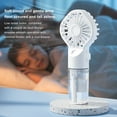 thumbnail image 3 of Handheld Fan Misting Fan, Portable Mini Water Fan Handheld Misting Fan USB Rechargeable Water Spray Mist Fan With 4 Gear Speed, 3 of 8