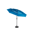 thumbnail image 4 of Leumius 10ft Outdoor Patio Umbrellas for Outside,3 Tier Auto-tilt Vented Market Table Umbrella for Backyard, Deck, Garden,Dark Blue(Base Not Included), 4 of 10