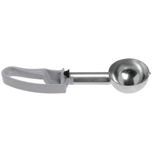 Vollrath 47371 S/S 3.7 Oz / #8 Squeeze Disher w/Grey Extended Handle