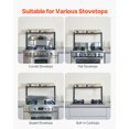 thumbnail image 2 of VEVOR Over the Stove Spice Shelf Spice Rack Kitchen Organizer 32.7x14.4 in Steel, 2 of 9