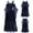 Navy, variant on Joau Halloween Costume, Womens Gothic Witch Vampire Medieval Dress, Plus Size Renaissance Cosplay Vintage Long Maxi Dress, Cold Shoulder Sheer Mesh Retro Gowns Lace Up Irregular Dress