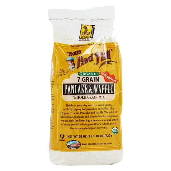 Bob's Red Mill - Mélange Bio 7 Grains pour Crêpes et Gaufres - 24 oz.