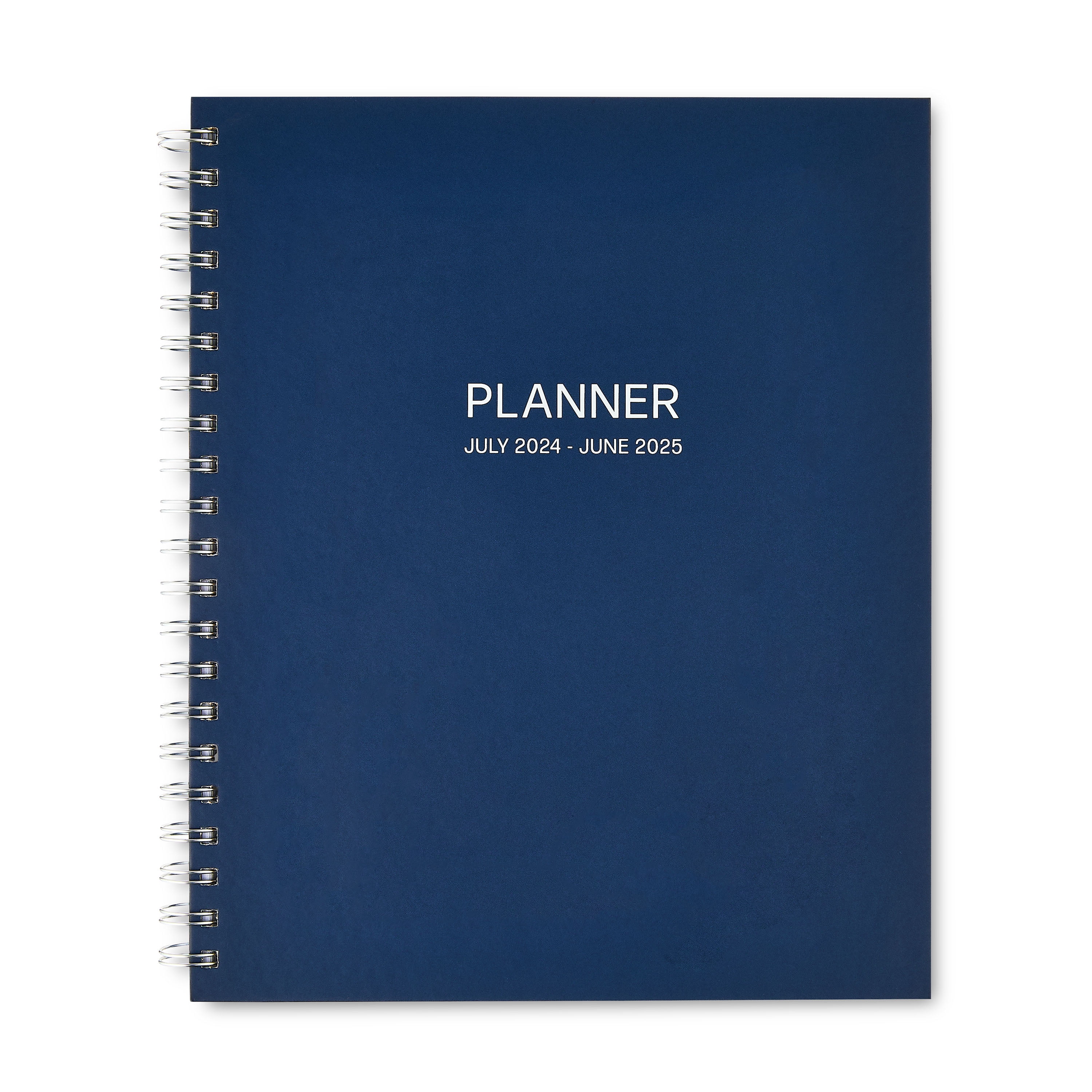 Pen+Gear Weekly Planner, 9" x 11", Navy Blue, July 2024 to June 2025