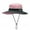 Pink, variant on Women's Ponytail Sun Hat UV Protection Foldable Mesh Wide Brim Beach Fishing Hat