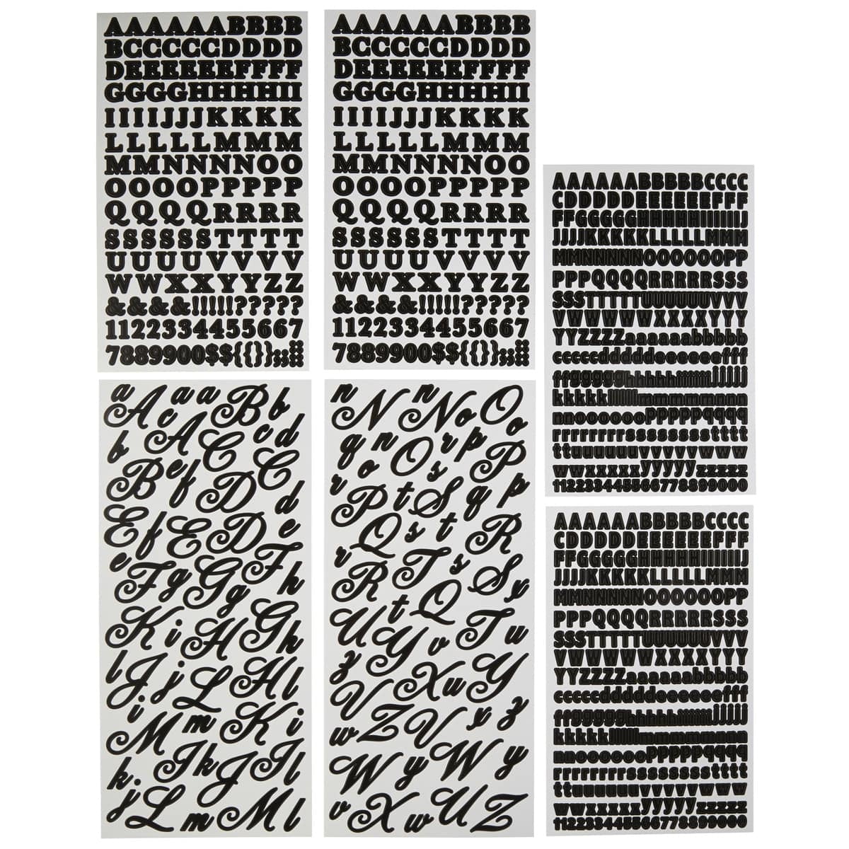 Recollections Alphabet Stickers Value Pack