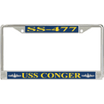 thumbnail image 1 of USS Conger SS-477 License Plate Frame, 1 of 1