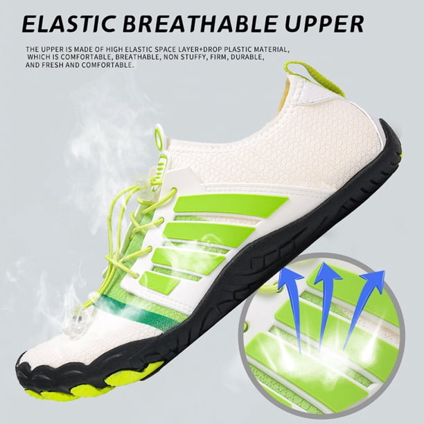 Zapatos Acuáticos Aqua Shoes Zapatos descalzos transpirables Unisex para exteriores River Sea (Blanco 46) Hugtrwg Para Estrenar