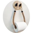 thumbnail image 5 of Soporte de papel higiénico Cuerda Adhesivo de pared [Cáñamo+cordón de bambú] Inodoro, 5 of 5