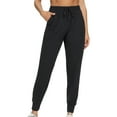 thumbnail image 3 of Womens Cargo Sweatpants Wide Leg Baggy Fleece High Waisted Sweats Pants Athletic Trousers with Pockets, 3 of 3