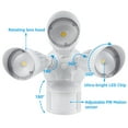 LEONLITE LED Security Lights Motion Sensor Light for Patios, Garage