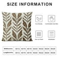 thumbnail image 5 of PHYHOO Brown Boho Pillow Covers Bohemian Ethnic Geometric Print Decorative Throw Pillows Outdoor Pillowcase Square Linen Farmhouse Cushion Case Decor for Couch Sofa Bed, 5 of 5