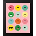 thumbnail image 2 of Kelle, Ann 15x18 Black Modern Framed Museum Art Print Titled - Happy Circles, 2 of 5