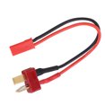 thumbnail image 3 of Rosvola T Male to JST Male Cable Durable Portable 10cm 22AWG Soft Silicone Wire for RC Car Models Airplane Models,Deans T Plug to JST Cable,T Male to JST Male Cable, 3 of 8
