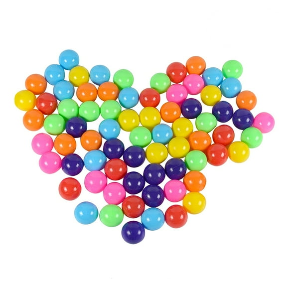 25 bolas para niños, coloridas y divertidas bolas de plástico para bebés, niños, fiestas de cumpleaños, eventos, tienda de campaña, juguetes para nadar en el océano, embalaje de bolas en bolsa, 5,5 cm