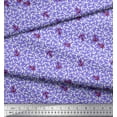 thumbnail image 2 of Soimoi Satin Silk Fabric Anchor Hook Nautical Printed Craft Fabric by The Yard 42 Inch Wide, 2 of 3