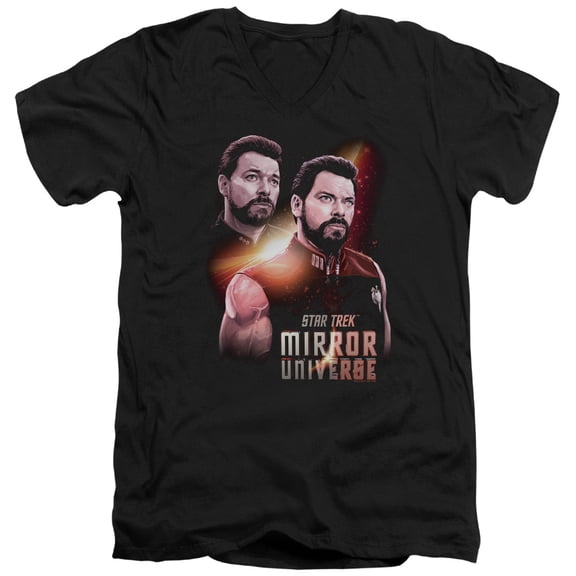 Star Trek - Mirror Riker - Slim Fit V Neck Shirt - XX-Large
