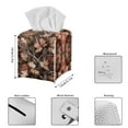 thumbnail image 3 of Psesaysky Decorative Tissue Box Cover Square, Waterproof PU Leather Car Tissue Holder with Camo Hunting Leaves Print Facial Napkin Organizer on Table and Bathroom, Office, 3 of 7