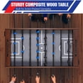 thumbnail image 4 of 54 Inch Large Size Foosball Table for Adults, Competition Full Size Soccer Game Table with 2 Balls, Football Table Game Room, 4 of 7
