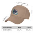 thumbnail image 3 of Hippo With Sunglasses Merch Logo Sandwich Cap Unisex Adjustable Adult Baseball Caps Casquette Hats Flat Cap, 3 of 7