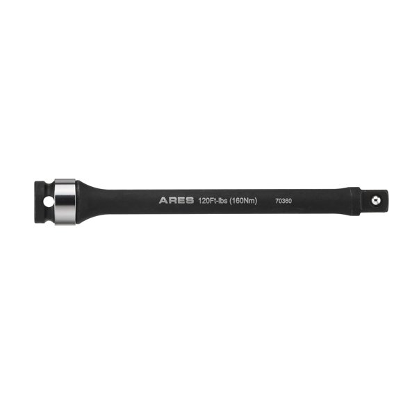 ARES 70360-120 Foot/Pound Torque Limiting Extension Bar - Chrome Moly 1/2-Inch Drive 8-Inch Long Impact Grade Bar - Flex Action Prevents Over-Tightening - Color Coded for Easy Identification