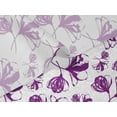 thumbnail image 5 of oneOone Velvet Purple Fabric Florals Quilting Supplies Print Sewing Fabric By The Yard 58 Inch Wide, 5 of 5