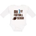 thumbnail image 3 of Inktastic My First Football Season Boys or Girls Long Sleeve Baby Bodysuit, 3 of 5