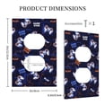 thumbnail image 3 of Haiem Game Pads Pattern Decorative Wall Plates, 1-Gang 5.0" x3.0", Unbreakable Thermoplastic Faceplate Cover for Decorator Receptacle Outlet & Switch-Style S, 3 of 6