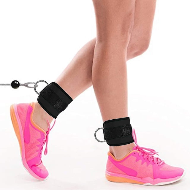 Correas de tobillo para máquinas de cable, correa de tobillo acolchada para fitness LingWen 1327534110425