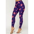 thumbnail image 2 of Women's Regular Pink Ghost Halloween Pattern Printed Leggings, 2 of 3