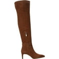 thumbnail image 6 of Sam Edelman Ursula Toasted Coconut Pointed Toe Kitten Heel Over the Knee Boots (Toasted Coconut, 5.5), 6 of 6