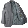 thumbnail image 2 of Spring Notion Big Boys' Two Button Blazer, Grey, 2 of 3