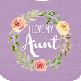 thumbnail image 4 of Inktastic I Love My Aunt- Flower Circle Boys or Girls Baby Bib, 4 of 4