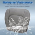 thumbnail image 4 of HUONA 2Pcs Car Seat Cover Mircrofiber Leather Driver/Passenger Side Bottom Seat Cover Compatible for Lexus LX470 1998-2007, 4 of 8