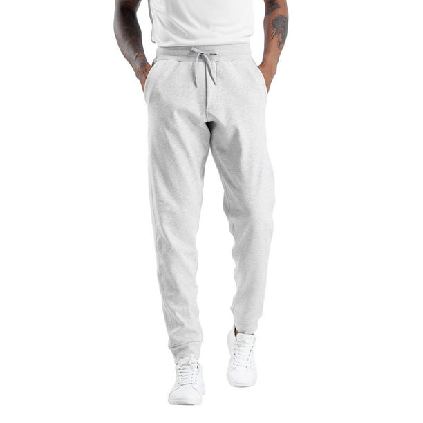 THE gYM PEOPLE Mens Fleece Joggers Pants with Deep Pockets Athletic  Loose-fit Sweatpants for Workout, Running, Training (Large, Fleece  Lined-Light grey) 