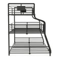 thumbnail image 4 of Furniture of America Bryon Metal Twin/Full/Queen Triple Bunk Bed in Black, 4 of 12