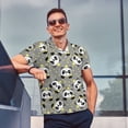 thumbnail image 4 of Fotbe Panda With Crown And Stars Camiseta Polo de Golf para Hombre con Estampado – Camisa Deportiva Transpirable con Cuello Abotonado-Medium, 4 of 6