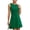 Green, variant on EASYBRAUS Women Sleeveless A Line Midi Dress Round Neck Waist Fit Summer 2025 Elegant Party Dress