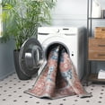 thumbnail image 5 of Safavieh Tucson Nazca Oriental Machine Washable Area Rug, Navy/Rust, 3' x 5', 5 of 15